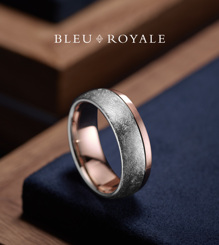 Bleu Royale - Mitchell & Jewell Wedding Bands, Red Deer, Alberta